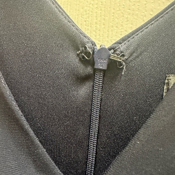 Elegant Navy and Pink Floral Gown - Picture 10 of 10